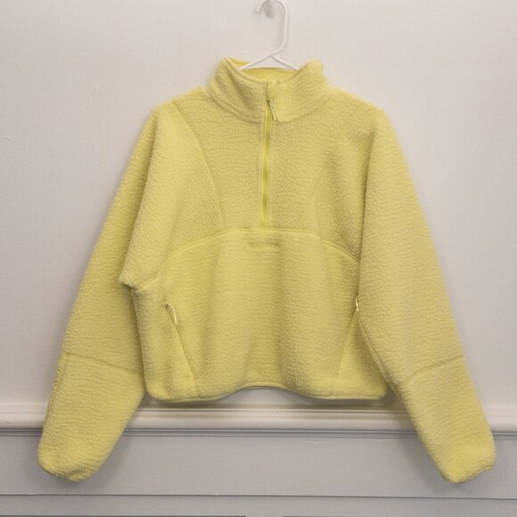 Halfdays Sweaters - Women's Yellow Fleece Sweater